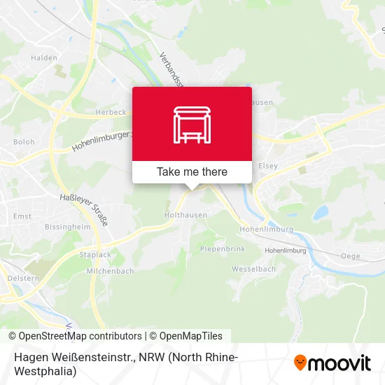 Карта Hagen Weißensteinstr.