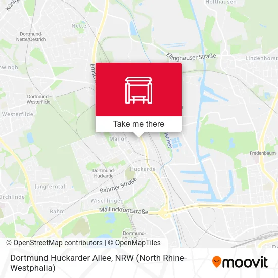 Карта Dortmund Huckarder Allee