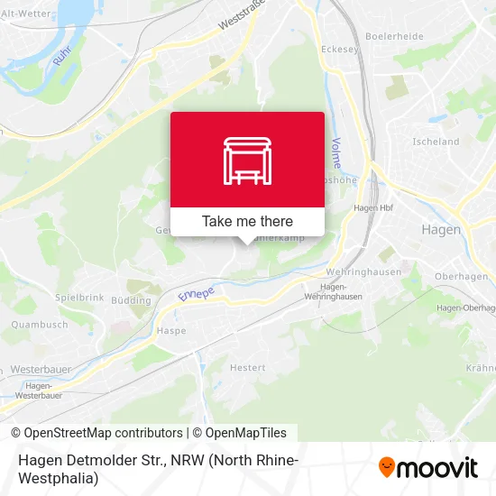 Карта Hagen Detmolder Str.
