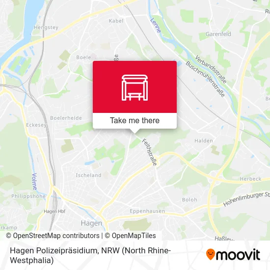 Карта Hagen Polizeipräsidium