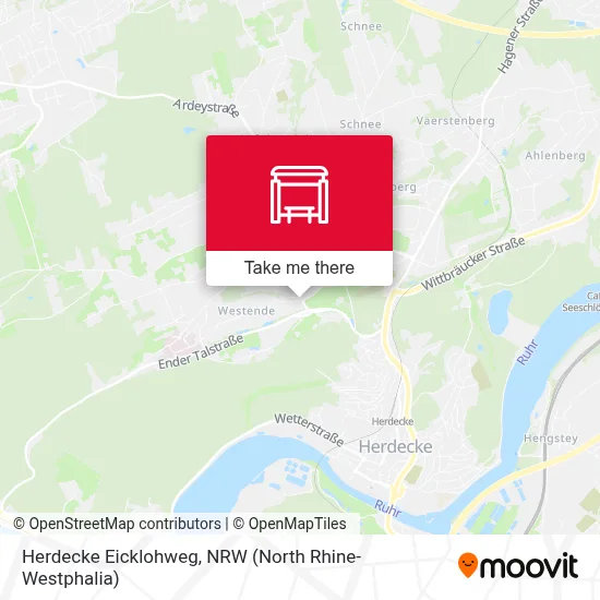 Herdecke Eicklohweg map