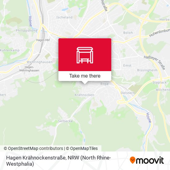 Hagen Krähnockenstraße map