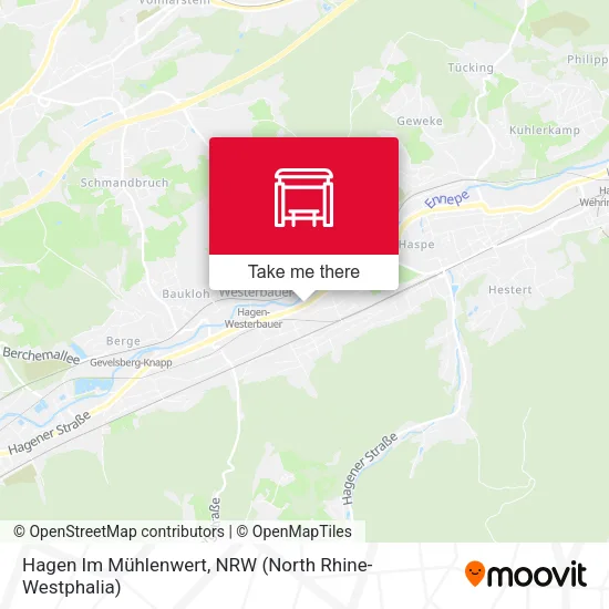 Карта Hagen Im Mühlenwert