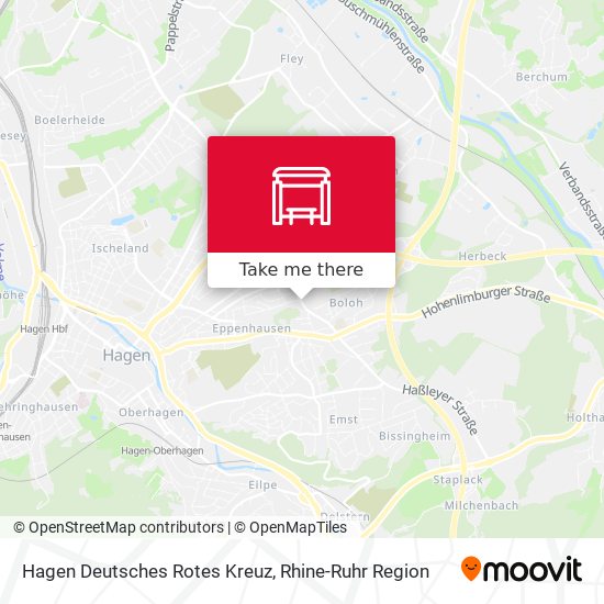 Hagen Deutsches Rotes Kreuz map