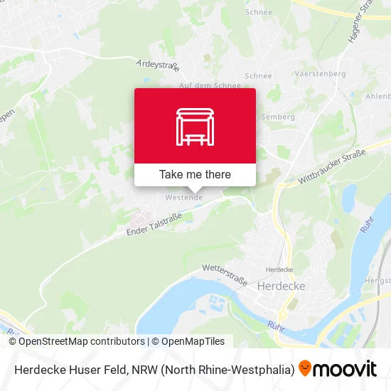 Карта Herdecke Huser Feld