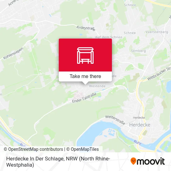 Herdecke In Der Schlage map