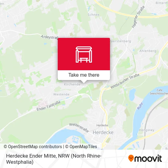 Herdecke Ender Mitte map