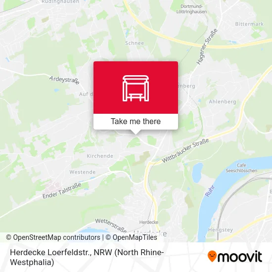 Карта Herdecke Loerfeldstr.
