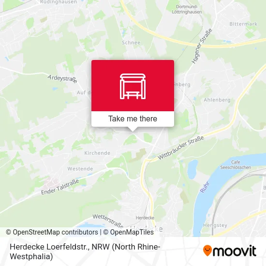 Карта Herdecke Loerfeldstr.