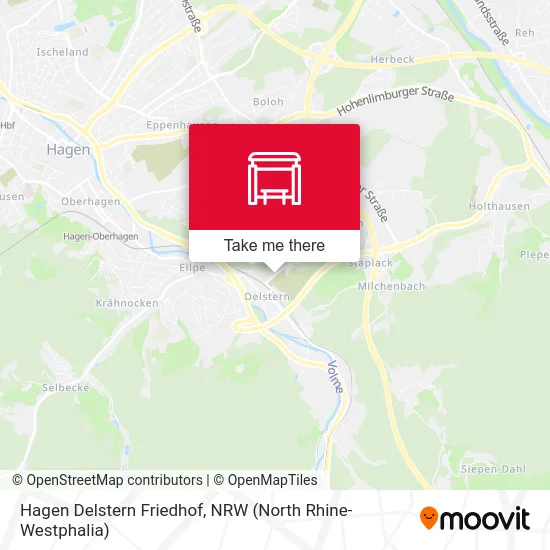 Hagen Delstern Friedhof map