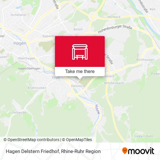 Hagen Delstern Friedhof map