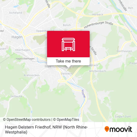 Hagen Delstern Friedhof map