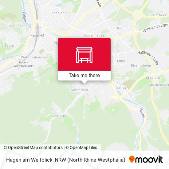 Карта Hagen am Weitblick