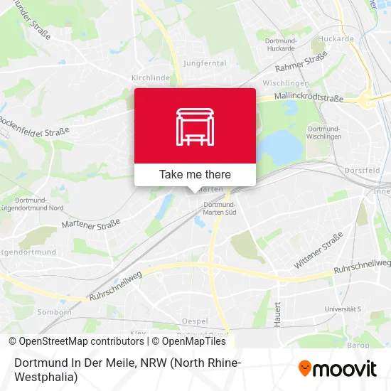 Карта Dortmund In Der Meile
