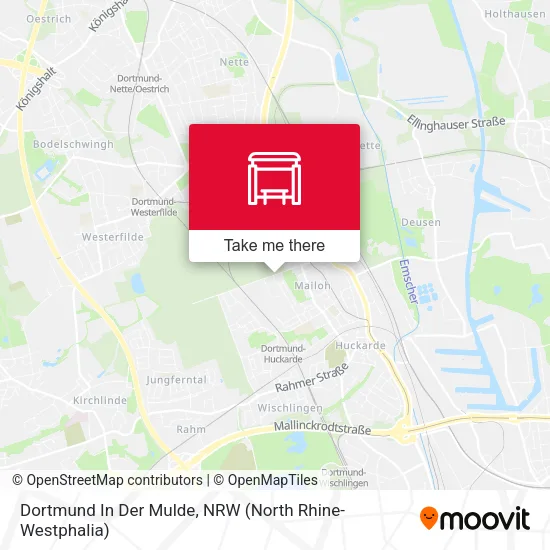 Карта Dortmund In Der Mulde