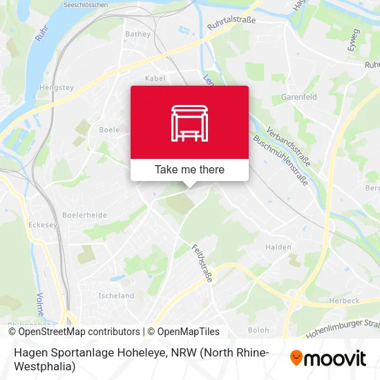 Карта Hagen Sportanlage Hoheleye