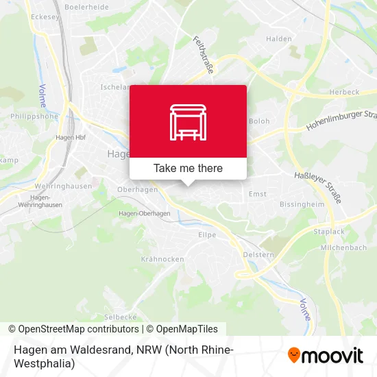 Карта Hagen am Waldesrand