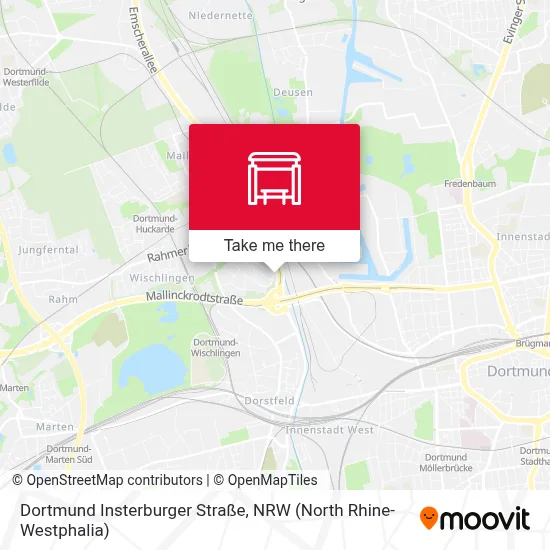Dortmund Insterburger Straße map