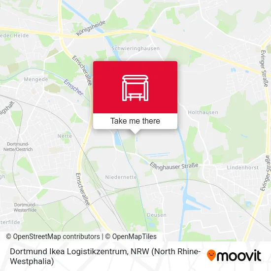Карта Dortmund Ikea Logistikzentrum