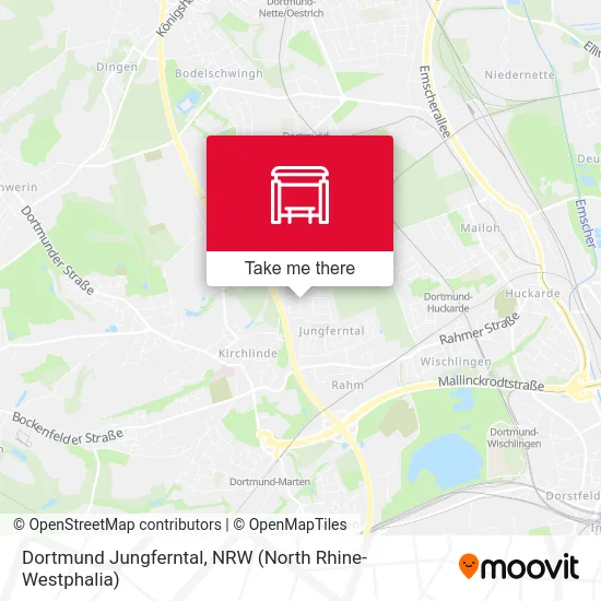 Dortmund Jungferntal map