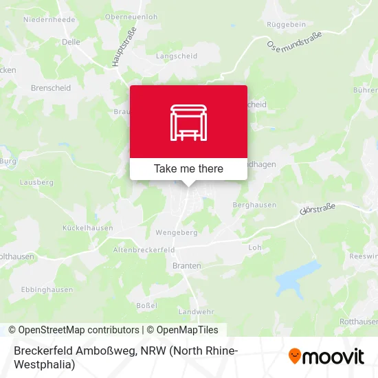 Breckerfeld Amboßweg map