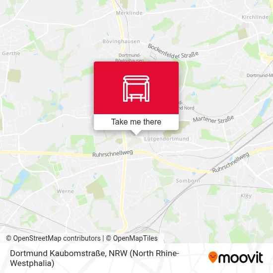 Dortmund Kaubomstraße map