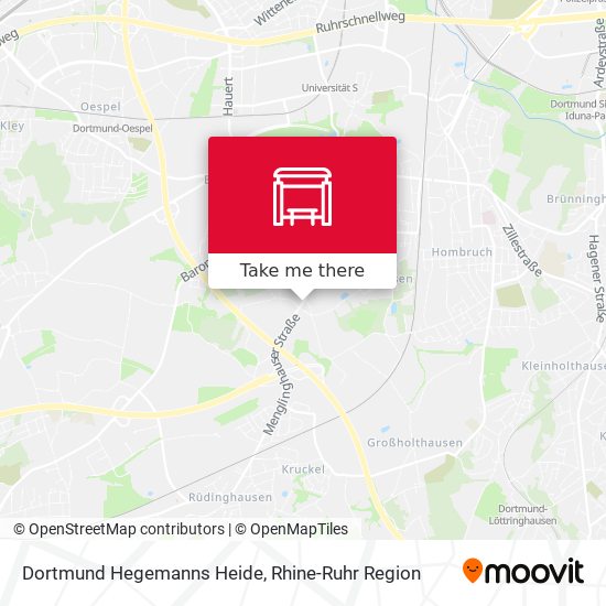 Dortmund Hegemanns Heide map