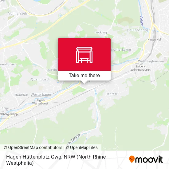Карта Hagen Hüttenplatz Gwg