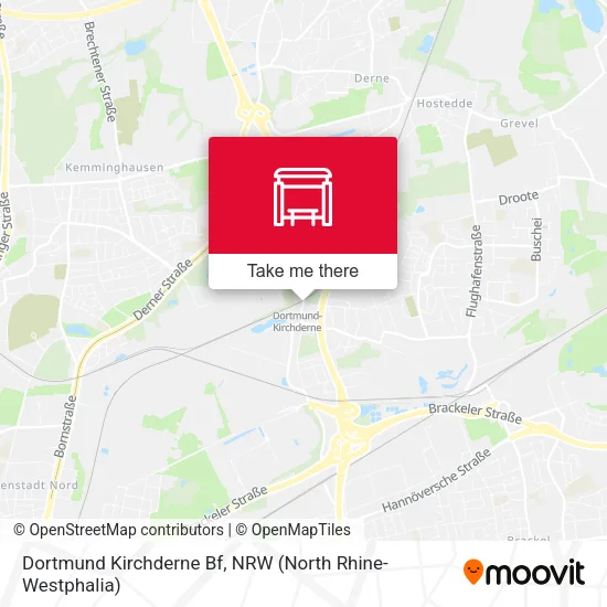 Карта Dortmund Kirchderne Bf