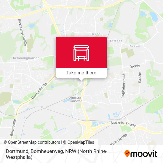 Dortmund, Bomheuerweg map