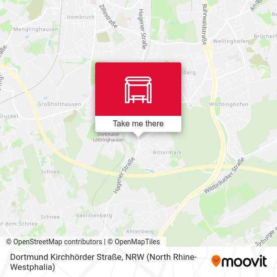 Dortmund Kirchhörder Straße map