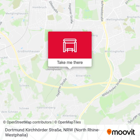 Dortmund Kirchhörder Straße map