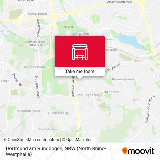 Карта Dortmund am Rundbogen