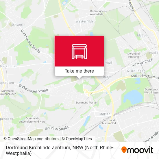 Dortmund Kirchlinde Zentrum map