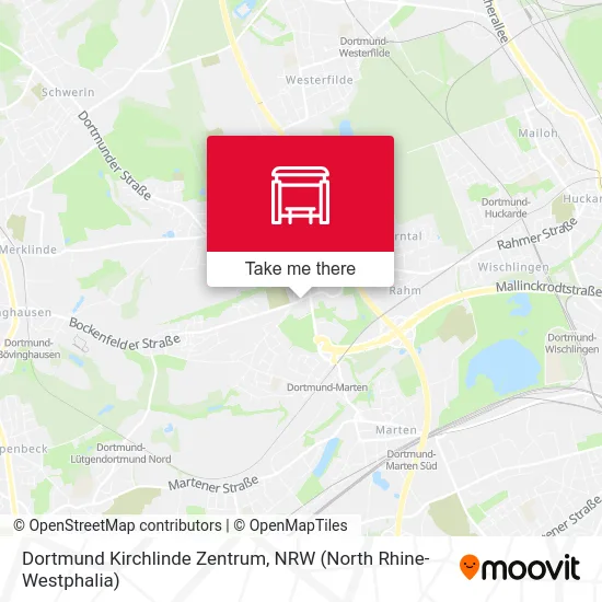 Dortmund Kirchlinde Zentrum map