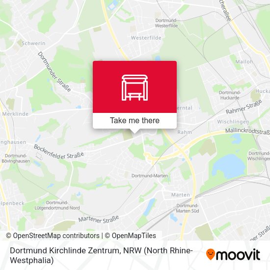 Dortmund Kirchlinde Zentrum map