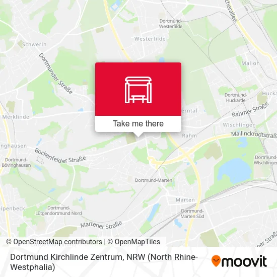 Dortmund Kirchlinde Zentrum map