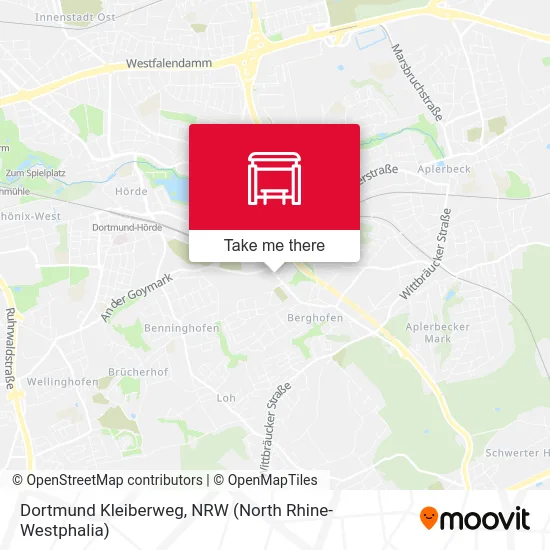 Dortmund Kleiberweg map