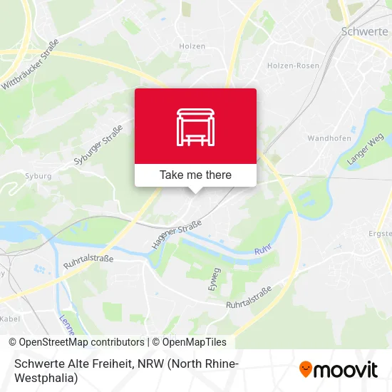 Карта Schwerte Alte Freiheit
