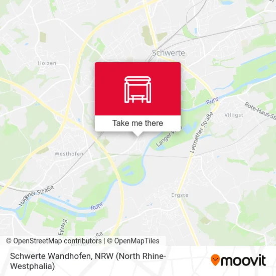 Schwerte Wandhofen map