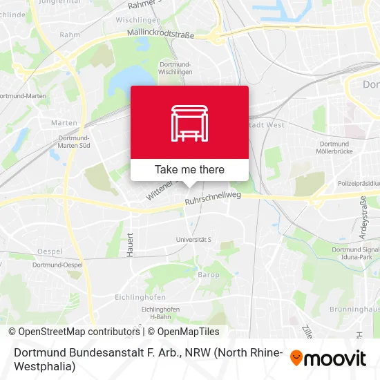 Dortmund Bundesanstalt F. Arb. map