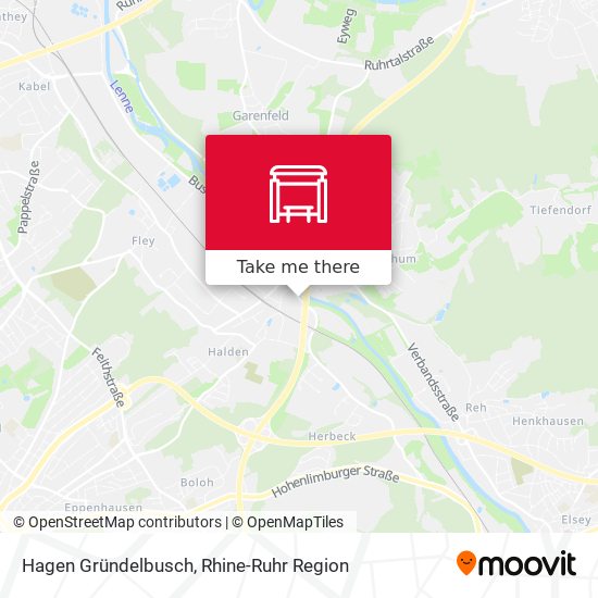 Hagen Gründelbusch map
