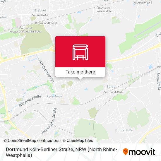 Dortmund Köln-Berliner Straße map