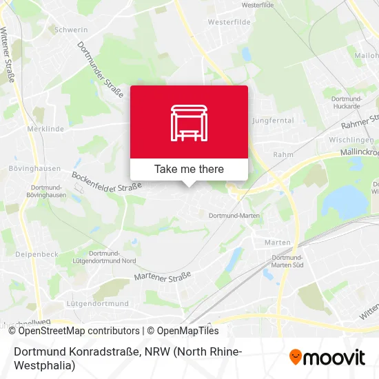 Dortmund Konradstraße map