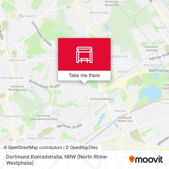 Dortmund Konradstraße map