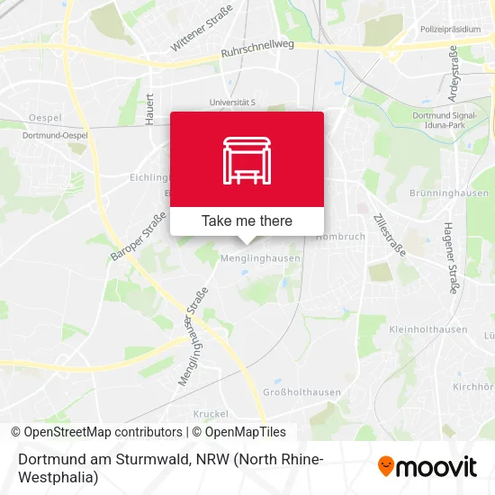 Карта Dortmund am Sturmwald