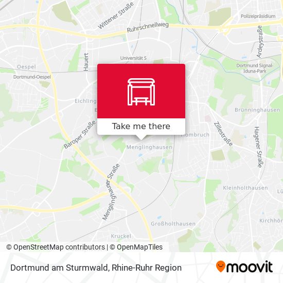 Dortmund am Sturmwald map