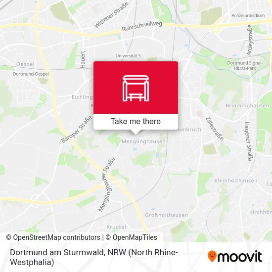 Карта Dortmund am Sturmwald