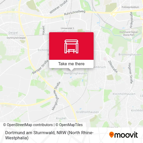 Карта Dortmund am Sturmwald