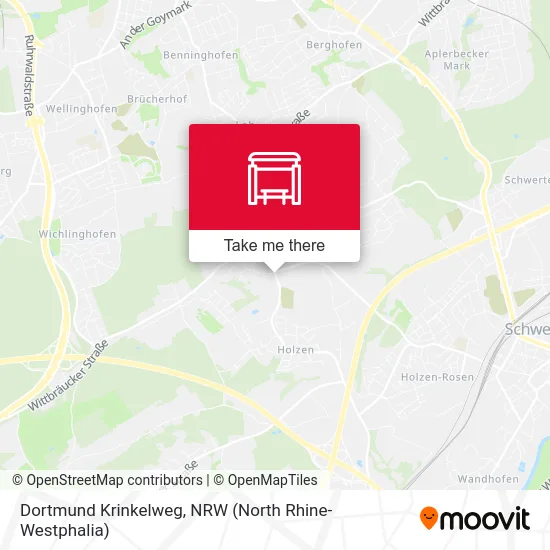 Dortmund Krinkelweg map